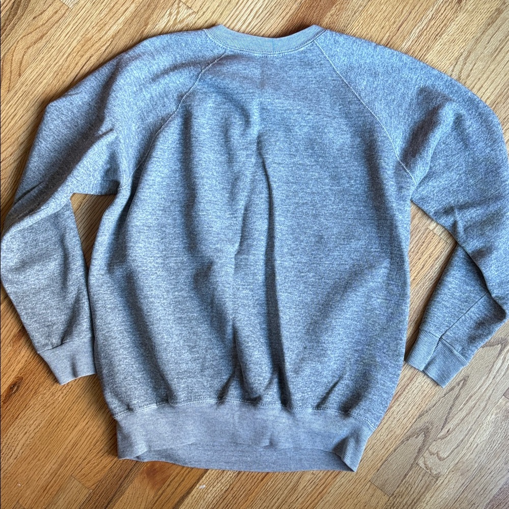 Vintage men’s xsmall Gray Crewneck Sweater with Nautical Design cape cod - Picture 4 of 4